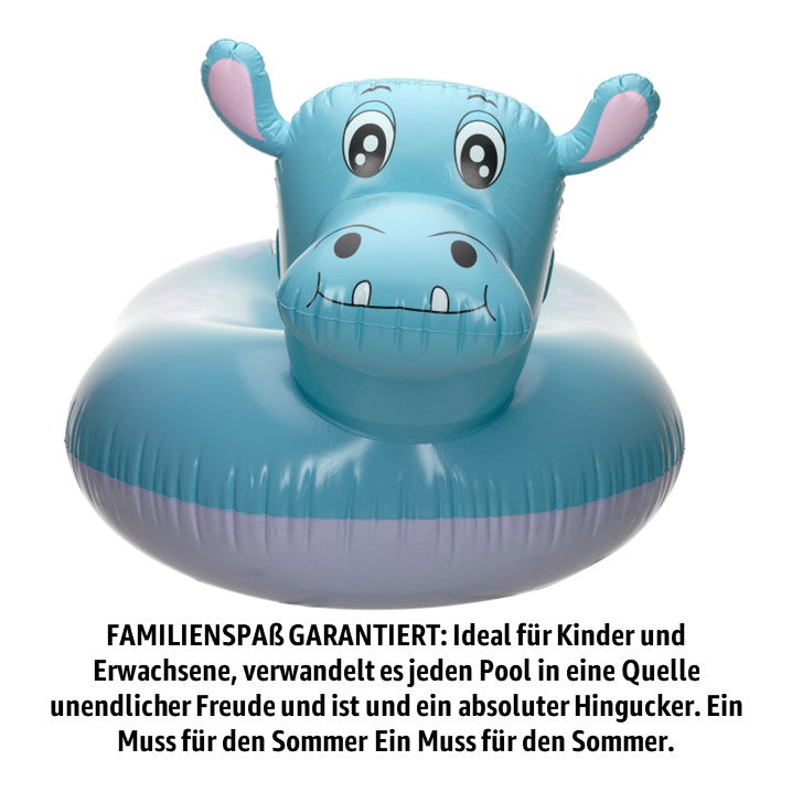 XXL Nilpferd – Stabile Luftmatratze für endlosen Sommerspaß!