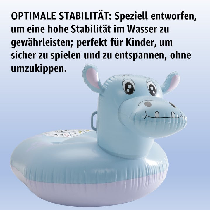 XXL Nilpferd – Stabile Luftmatratze für endlosen Sommerspaß!