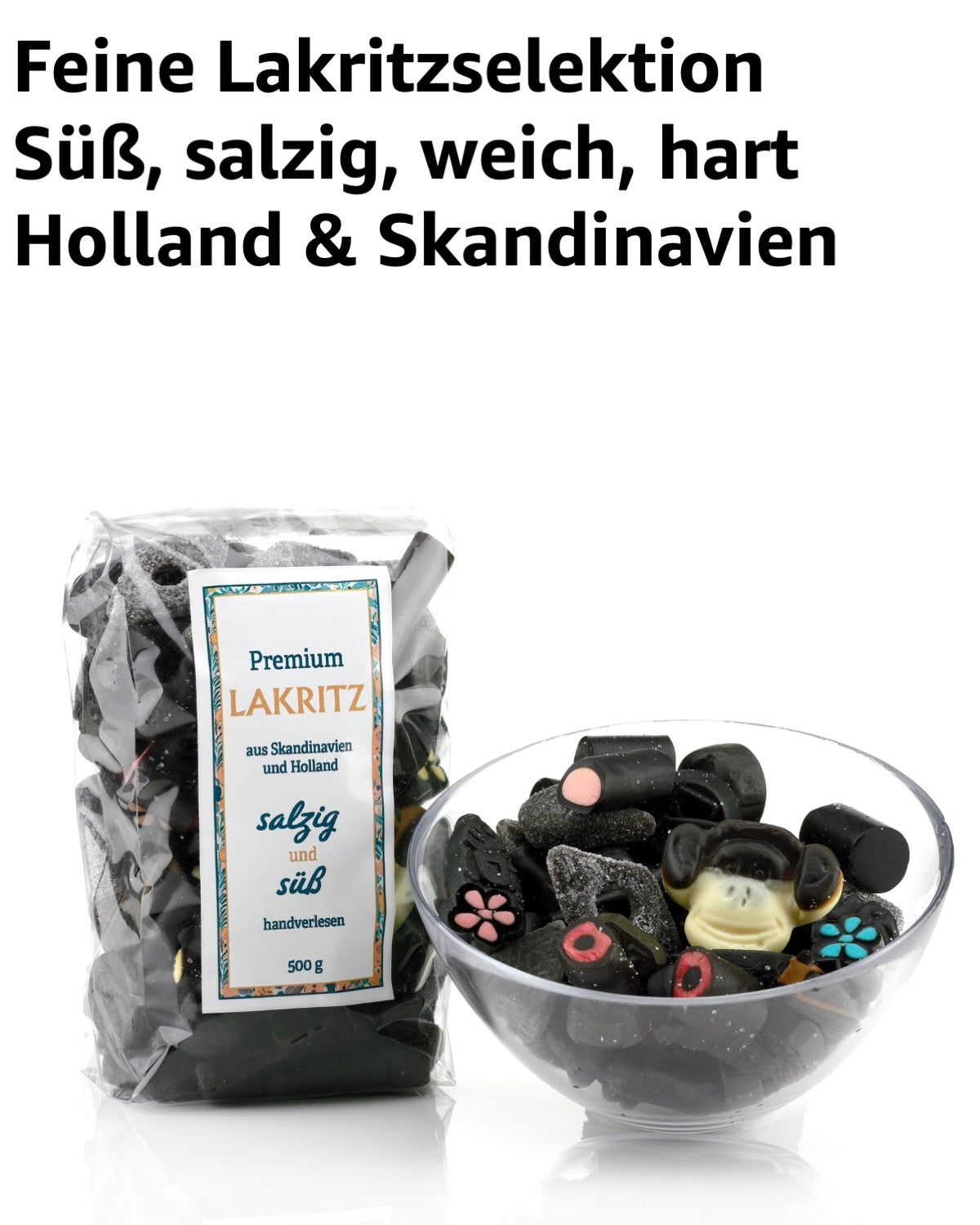 Handverlesene Lakritz-Spezialitäten aus Skandinavien und Holland