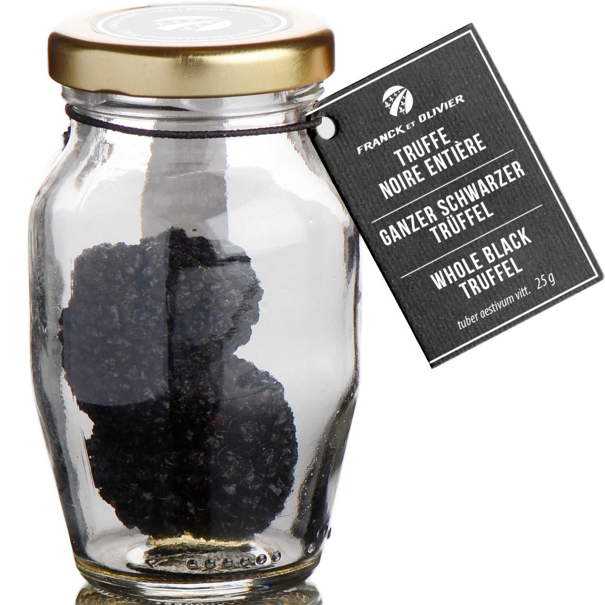 schwarze trüffel aufbewahren Echter schwarzer Trüffel, 25g, im Glas. Ohne künstl. Aromen und Konservierungsstoffe – Franck et Olivier Delikatessen