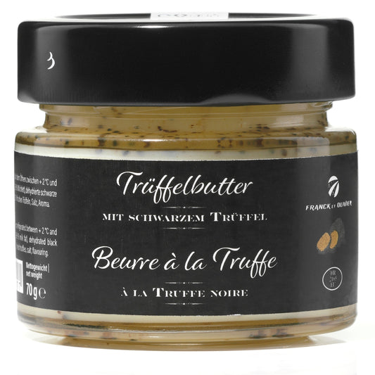 Edle Trüffelbutter mit echtem schwarzem Trüffel