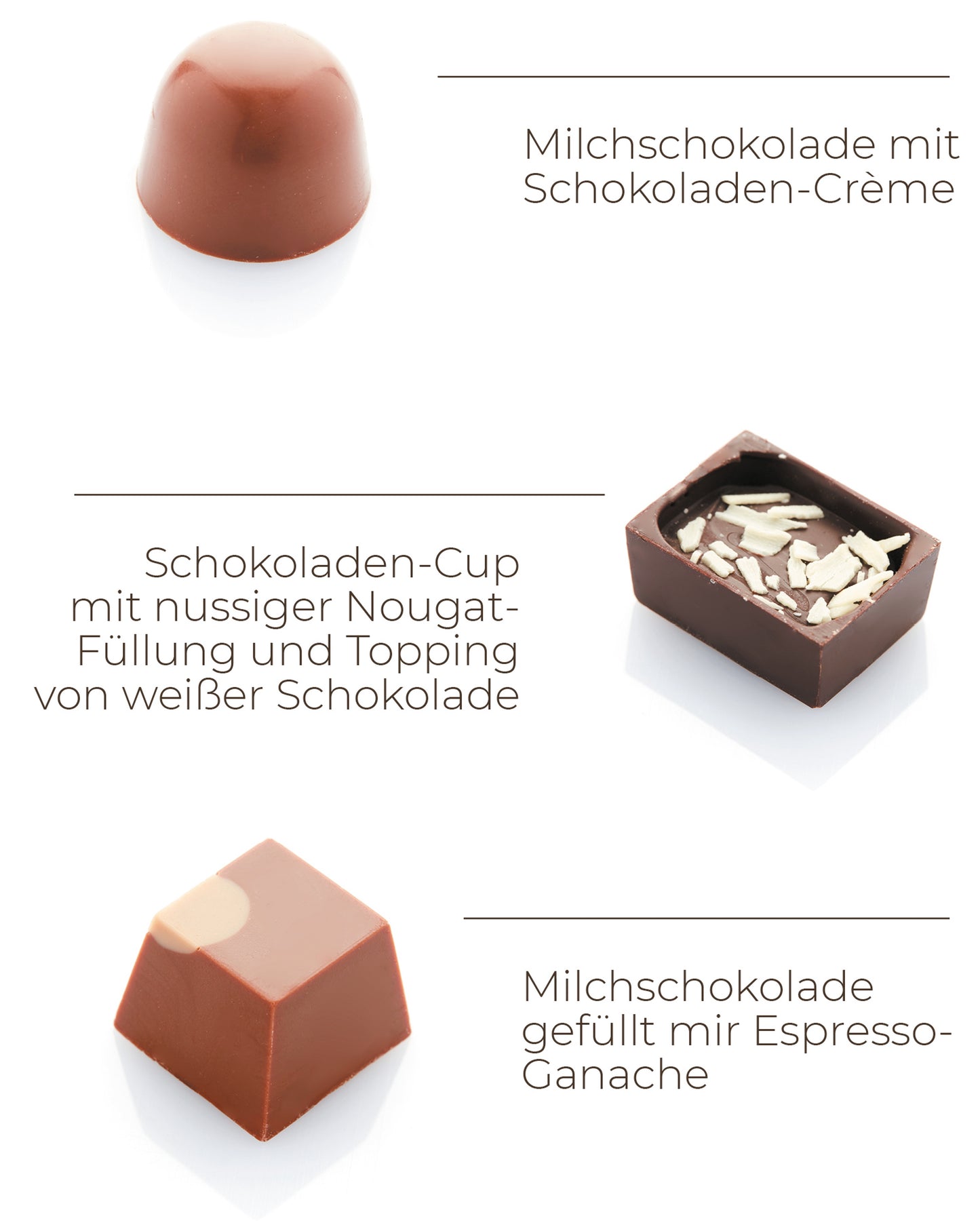 Adventskalender Belgische Pralinen 2024. Premiumqualität handwerklich hergestellt