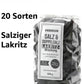 Handverlesene Lakritz-Spezialitäten "salzig" aus Skandinavien und Holland