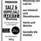 Handverlesene Lakritz-Spezialitäten "salzig" aus Skandinavien und Holland
