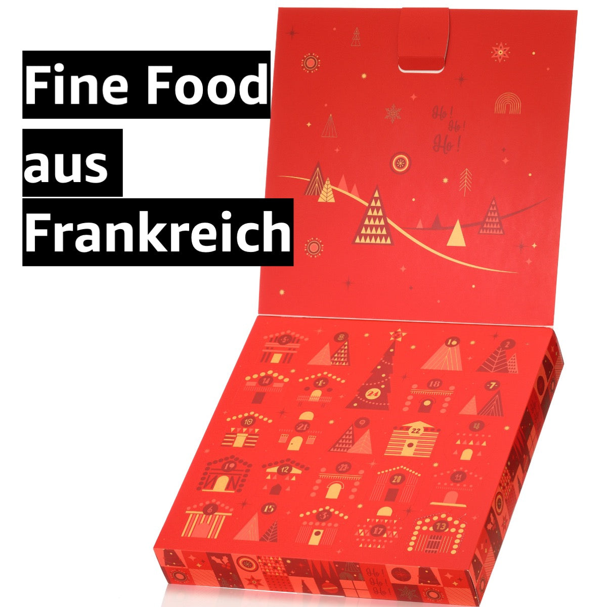 Luxus-Adventskalender 2025 Périgord in rot