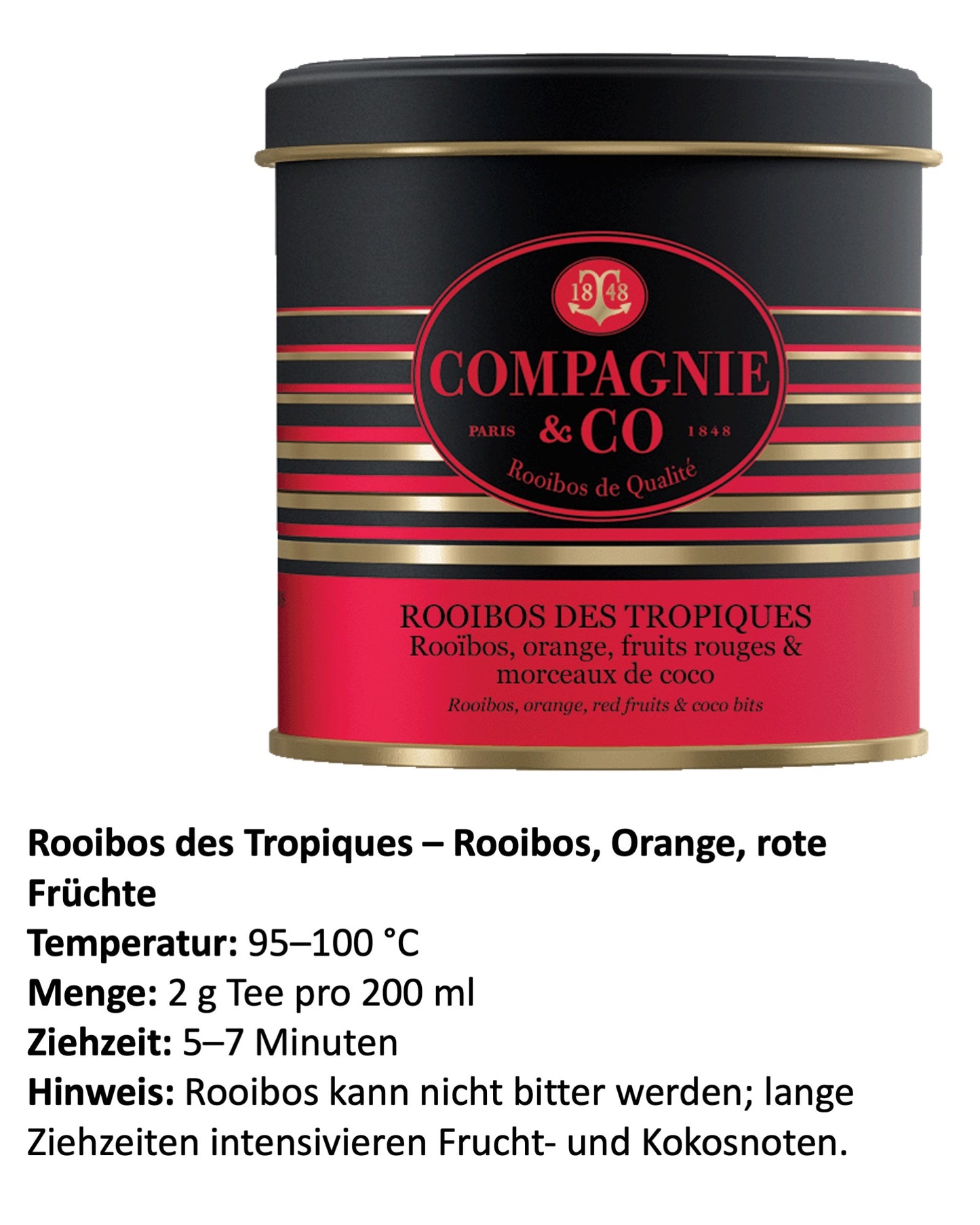 Tee-Geschenkset mit Earl Grey Superior, Rooibos & Grüner Tee a la Menthe