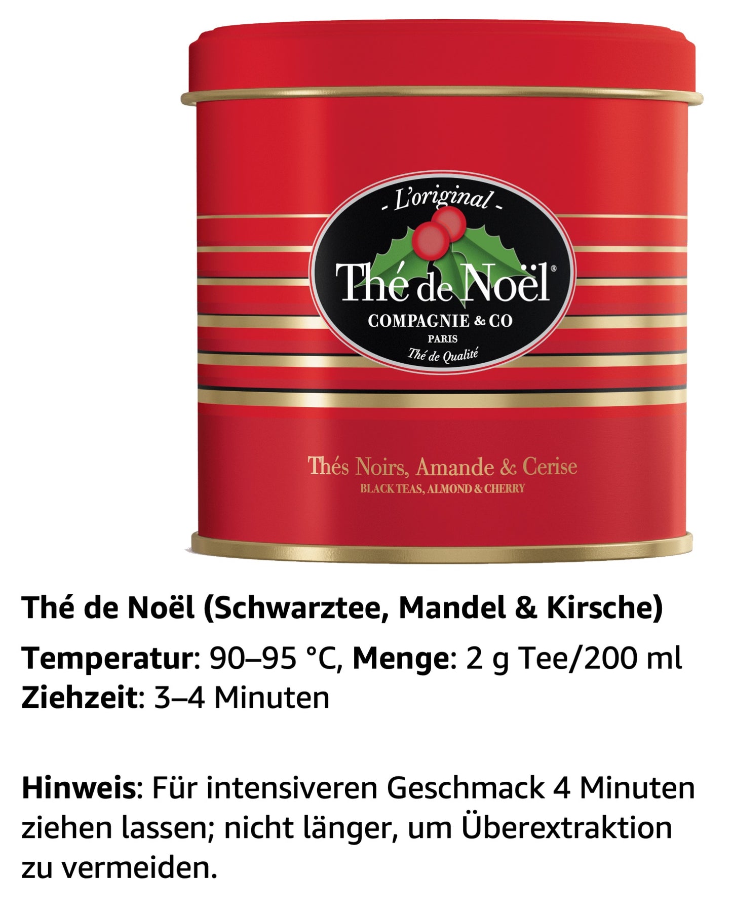 Tee-Geschenkset mit Weihnachtsteee, Thé des Neiges, Étoile d’Orient