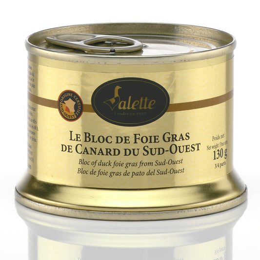 Entenstopfleber Bloc de Foie Gras de Canard. 130g IGP France Sud-Ouest