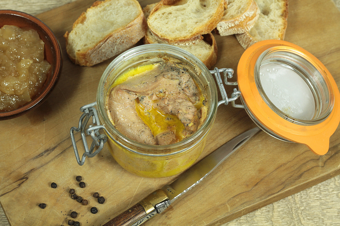 Entenstopfleber Foie Gras Entier de Canard. 180g im Glas IGP France Sud-Ouest