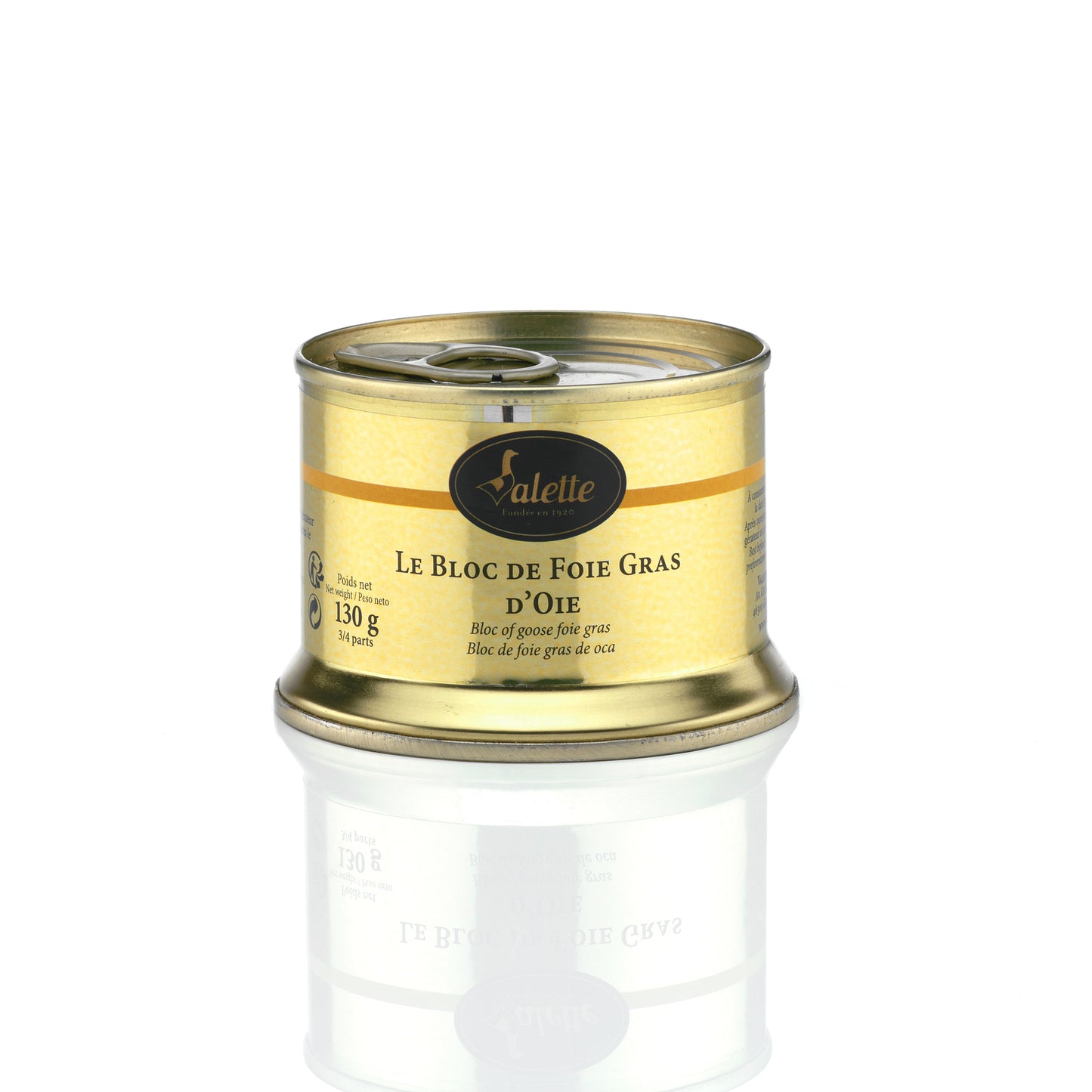 Foie Gras de Canard Entier 180g. Duck foie gras, whole pieces. IGP France South East